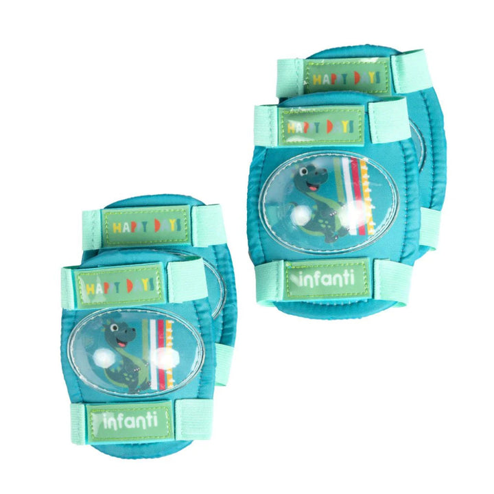 Set Casco y Rodilleras Green 4+