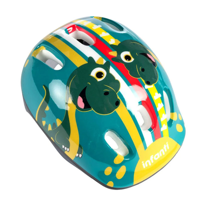Set Casco y Rodilleras Green 4+