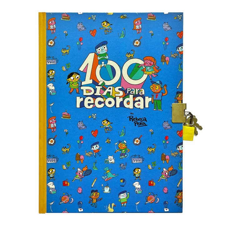 Diario "100 días para recordar" azul