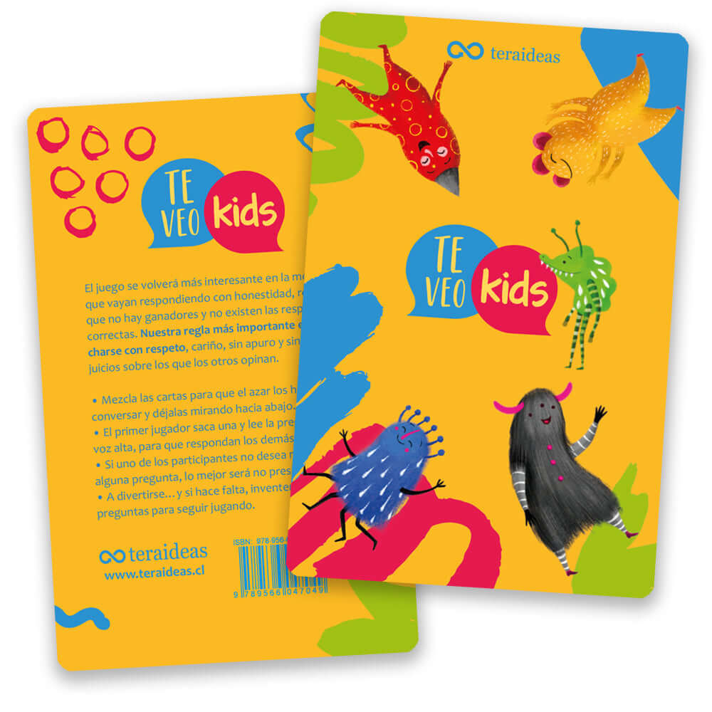 Cartas Te Veo Kids - TeraIdeas