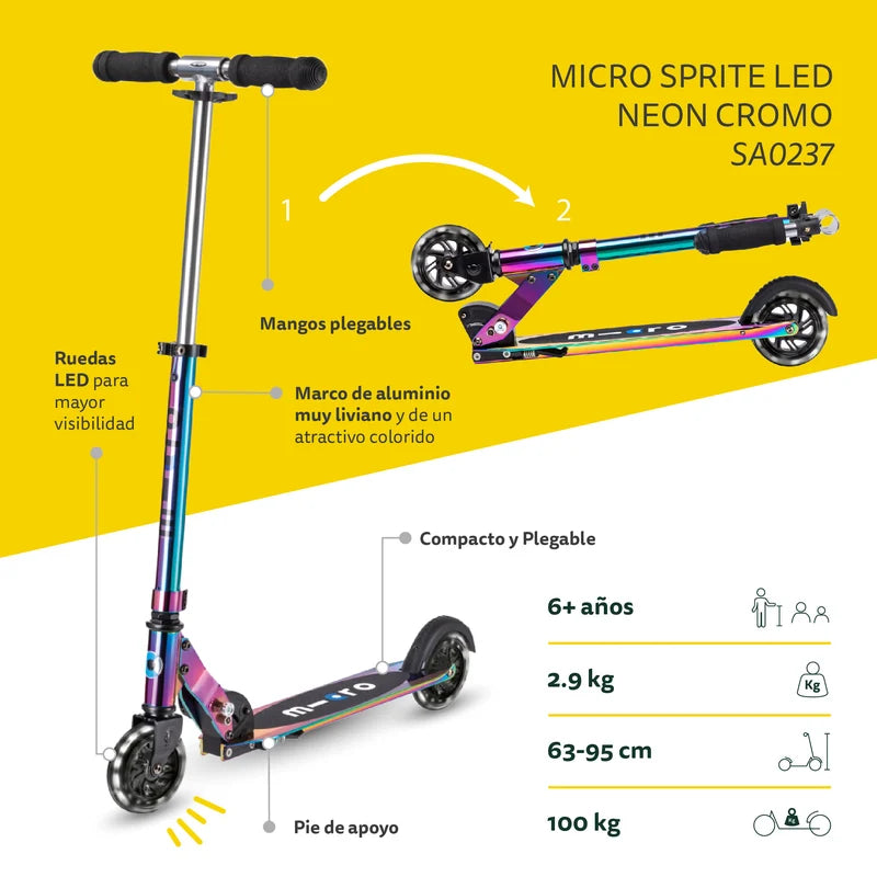 Scooter MICRO Sprite multicolor hasta 100kg
