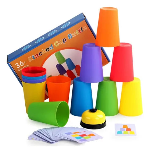 Juego de vasos apilables