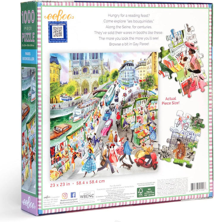 Puzzle Paris bookseller 1000 pcs