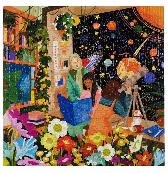Puzzle librería de astronomía 500 pcs