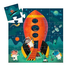 Puzzle Silueta Spaceship 16 piezas