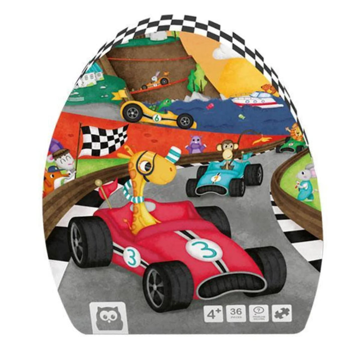 Puzzle Autos de Carrera 36 pcs