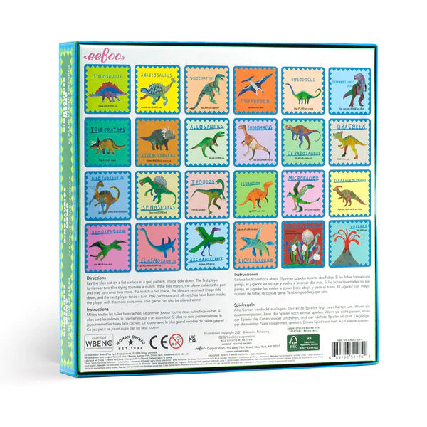 Memorice dinosaurios