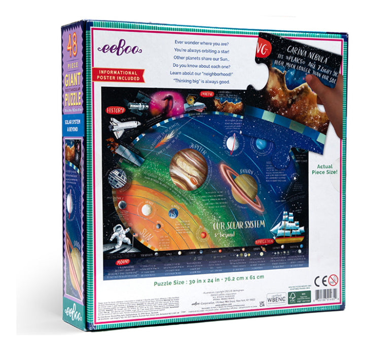 Puzzle sistema solar 48 pcs
