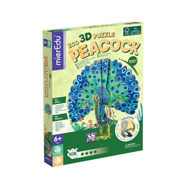 Puzzle 3D Pavo Real