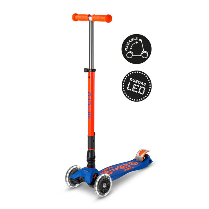 Scooter MICRO Maxi Deluxe azul/naranjo 5+