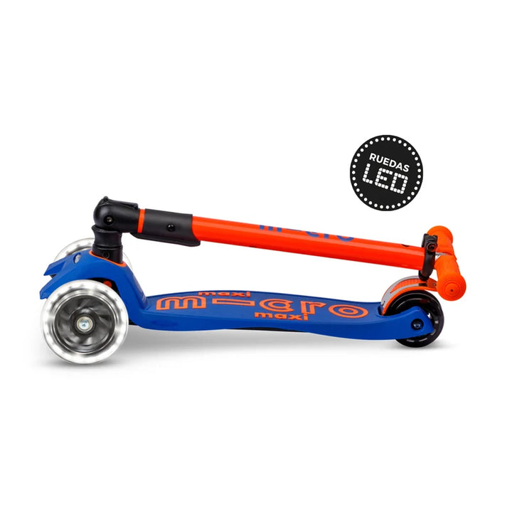 Scooter MICRO Maxi Deluxe azul/naranjo 5+