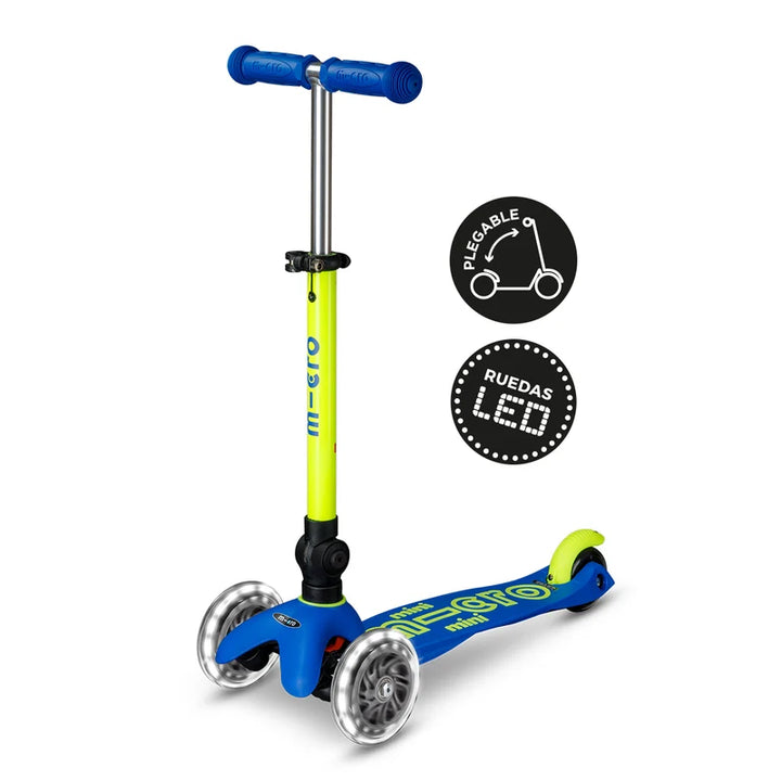 Scooter MICRO Mini Deluxe azul/amarillo 2+