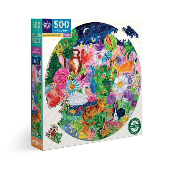 Puzzle redondo animales 500 pcs