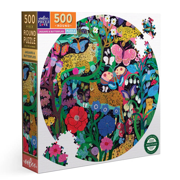 Puzzle redondo tigres 500 pcs