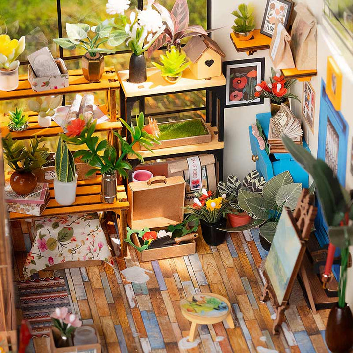 DIY Miniatura - Invernadero negro