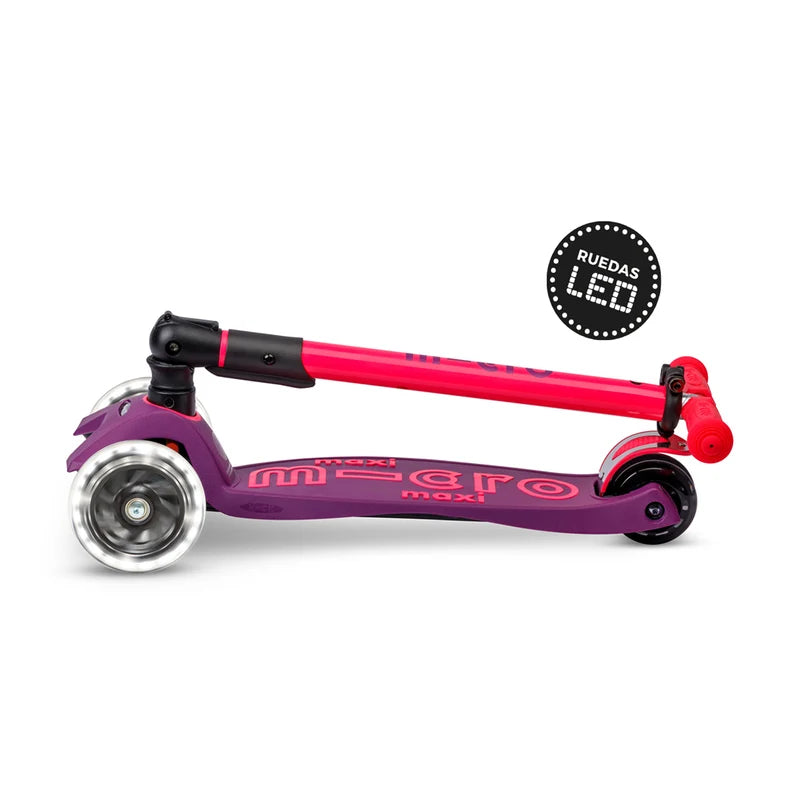 Scooter MICRO Maxi Deluxe fucsia/morado 5+