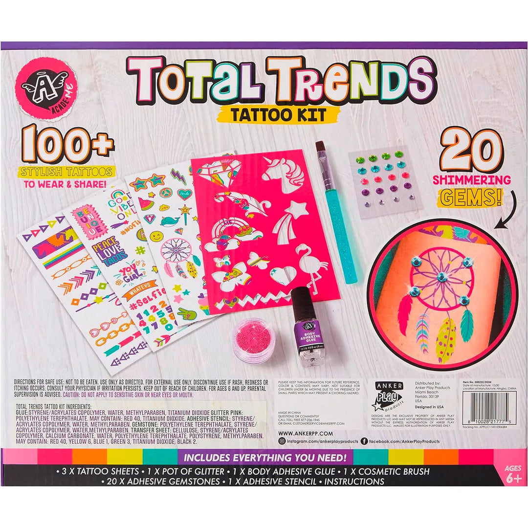 Kit de Tatuajes Total Trends